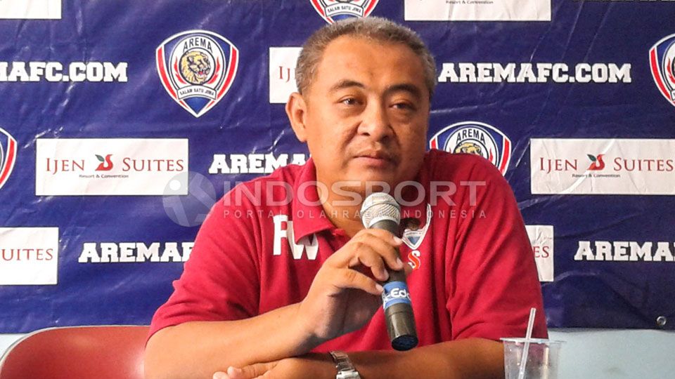 Ruddy Widodo menyatakan Arema tak setuju tempat Kongres PSSI diadakan di Makassar. Copyright: © Ian Setiawan/INDOSPORT